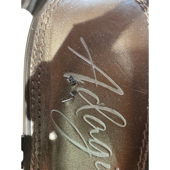 Adagio women's Lanny brown strappy heel/sandal. Size 8M - Picture 3 of 4